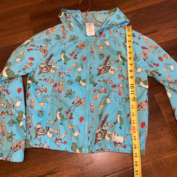 New Disney Toy Story Rain Jacket Coat lightweight slicker Woody Buzz Jessie 13 - Picture 9 of 10